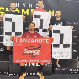 Los cuatro ganadores del Hyrox Singapur