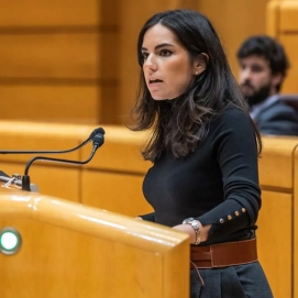 La portavoz de Vox en el Congreso, Pepa Millán