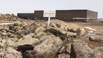 Yacimiento arqueológico de Zonzamas. Foto: Juan Mateos