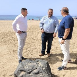Avanzan las obras de arreglo de los accesos a Papagayo