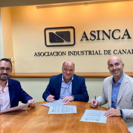 Firma del acuerdo. Supermercados.