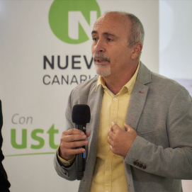 Pablo Yebra, portavoz de NC en el municipio de San Bartolomé