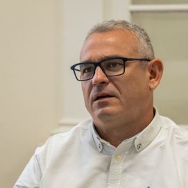 El concejal responsable del Área de Limpieza del Ayuntamiento de Arrecife, Jacobo Lemes