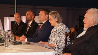 Pregón de las fiestas de Yaiza de 2025. Fotos: Ayuntamiento de Yaiza.
