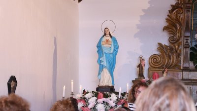 Procesión del Sagrado Corazón de María en Famara, 2025