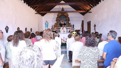 Procesión del Sagrado Corazón de María en Famara, 2025