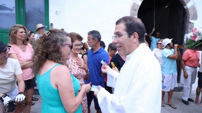 Procesión del Sagrado Corazón de María en Famara, 2025