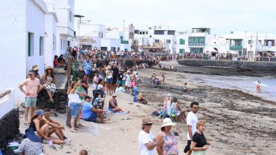 Procesión del Sagrado Corazón de María en Famara, 2025
