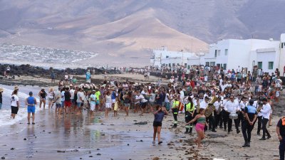 Procesión del Sagrado Corazón de María en Famara, 2025