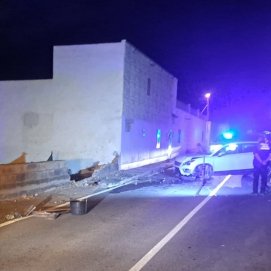 Accidente en camino de Güime