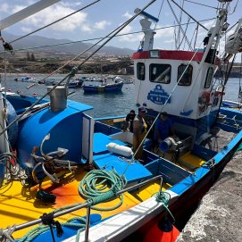 Un barco de pesca en Canarias. Foto: Gobcan.