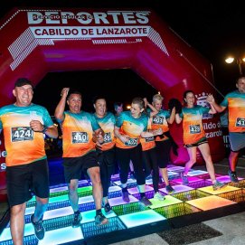 Salida de la  'Haría Music Run Night'.