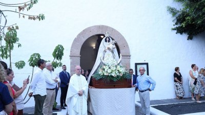 Procesión en honor a la Virgen de Los Remedios. Foto: La Voz