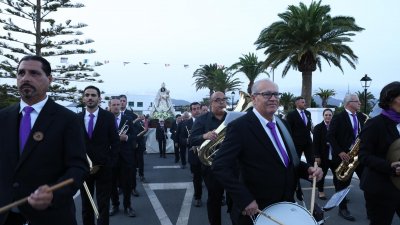Procesión en honor a la Virgen de Los Remedios. Foto: La Voz