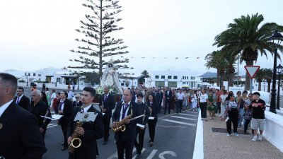 Procesión en honor a la Virgen de Los Remedios. Foto: La Voz