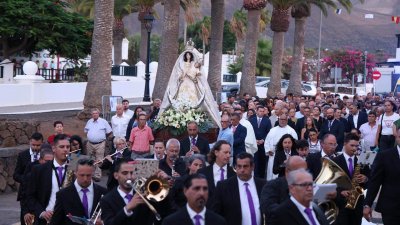 Procesión en honor a la Virgen de Los Remedios. Foto: La Voz