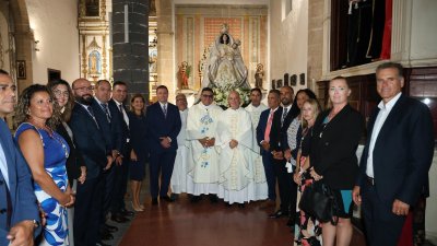 Procesión en honor a la Virgen de Los Remedios. Foto: La Voz