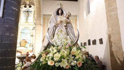 Procesión en honor a la Virgen de Los Remedios. Foto: La Voz