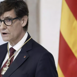 El presidente de Cataluña, Salvador Illa. Foto: Andreu Dalmau (La Provincia)