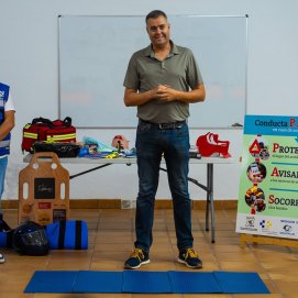 Francisco J. Aparicio y Benjamín Nieves en la formación