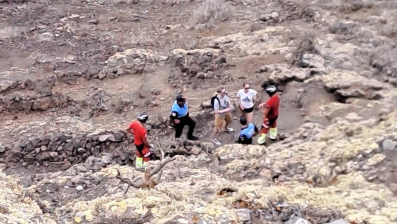 Auxilian a dos excursionistas en el Camino de las Rositas