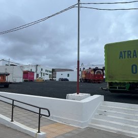 Instalación de las feria en las Fiestas de Los Remedios