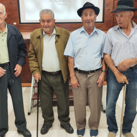 Los cuatro pregoneros de las fiestas de Tiagua