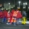 Llegada de migrantes a Puerto Naos (Fotos: Juan Mateos)