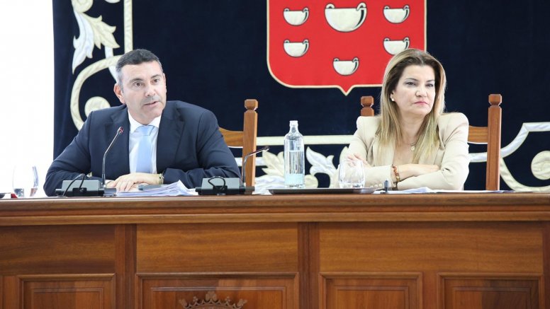 El presidente y la vicepresidenta del Cabildo de Lanzarote