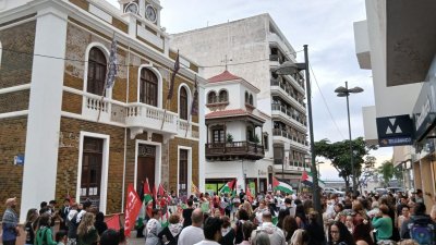 Movilización de CCOO por Palestina. Foto: CCOO.