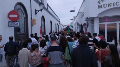 Movilización de CCOO por Palestina. Foto: CCOO.