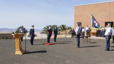 Toma de posesión del comandante Tanausú Guglieri. Fotos: Juan Mateos.