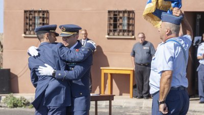 Toma de posesión del comandante Tanausú Guglieri. Fotos: Juan Mateos.