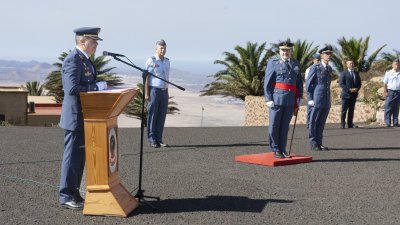 Toma de posesión del comandante Tanausú Guglieri. Fotos: Juan Mateos.