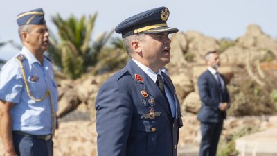 Toma de posesión del comandante Tanausú Guglieri. Fotos: Juan Mateos.