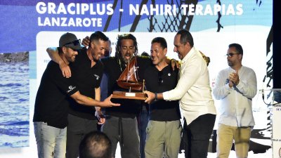 Entrega de trofeos del XXXIV Campeonato  de Canarias de Barquillos