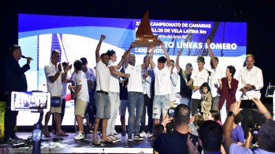 Entrega de trofeos del XXXIV Campeonato  de Canarias de Barquillos