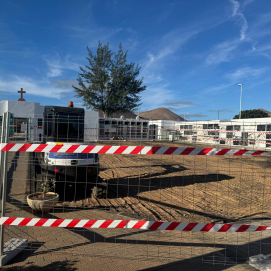 Lugar del cementerio donde se han llevado a cabo las exhumaciones