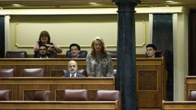 Cristina Valido durante su intervención en el Congreso de los Diputados