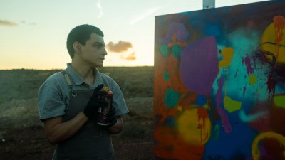 Desidia y Ars Magna dedican un taller de murales a la Asociación Tinguafaya