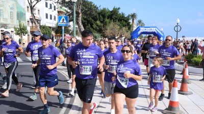 XIII Carrera Contra la Violencia de Género en Arrecife. Foto: La Voz