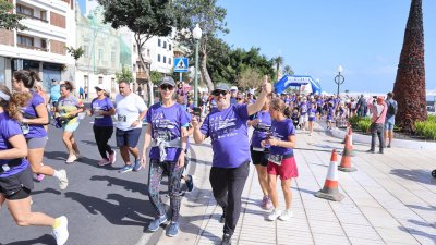 XIII Carrera Contra la Violencia de Género en Arrecife. Foto: La Voz