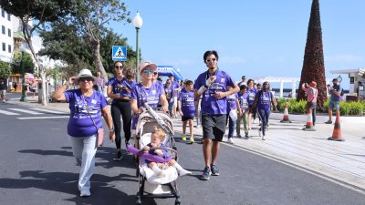 XIII Carrera Contra la Violencia de Género en Arrecife. Foto: La Voz