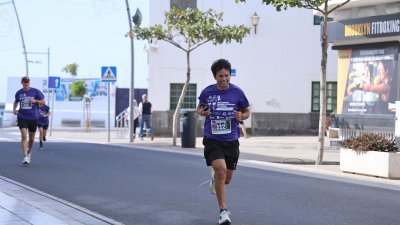XIII Carrera Contra la Violencia de Género en Arrecife. Foto: La Voz