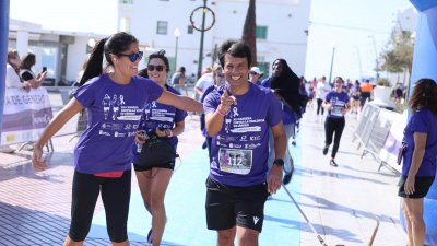 XIII Carrera Contra la Violencia de Género en Arrecife. Foto: La Voz