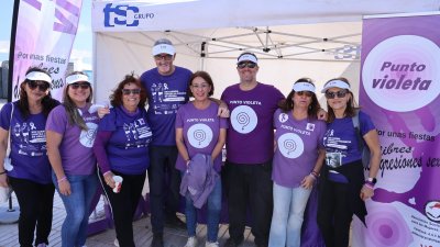 XIII Carrera Contra la Violencia de Género en Arrecife. Foto: La Voz