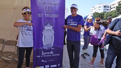 XIII Carrera Contra la Violencia de Género en Arrecife. Foto: La Voz
