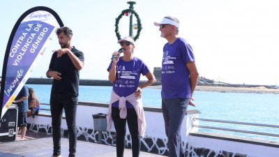 XIII Carrera Contra la Violencia de Género en Arrecife. Foto: La Voz