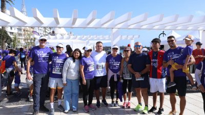 XIII Carrera Contra la Violencia de Género en Arrecife. Foto: La Voz