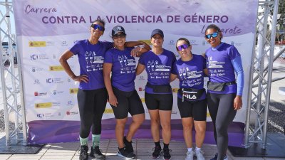 XIII Carrera Contra la Violencia de Género en Arrecife. Foto: La Voz